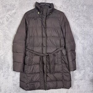 J Crew Parka Women's M Long Trench Wintress Down Quilted Puffer Coat Jacket‎